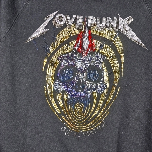 Zadig & Voltaire Clipper Love Punk Hooded Sweatshirt | M - Picture 6 of 9